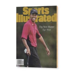 Tiger Woods, 1997 Masters Sports Illustrated Cover Wood Print by Sports Illustrated