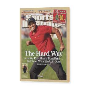 Tiger Woods, 2008 Us Open Sports Illustrated Cover Wood Print by Sports Illustrated Tiger Woods, 2008 Us Open Sports Illustrated Cover Wood Print by Sports Illustrated