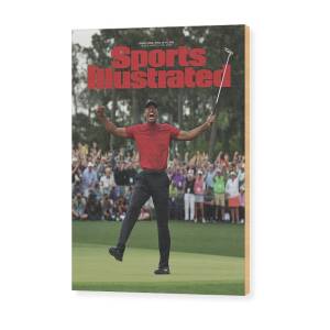 Tiger Woods, 2019 Masters Tournament Champion Sports Illustrated Cover Wood Print by Sports Illustrated Tiger Woods, 2019 Masters Tournament Champion Sports Illustrated Cover Wood Print by Sports Illustrated