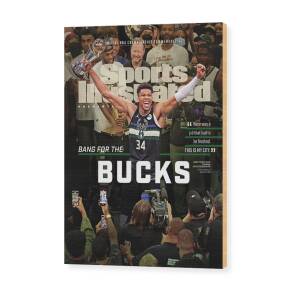 2021 Milwaukee Bucks NBA Championship Issue Cover Wood Print by Sports Illustrated