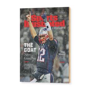 Tom Brady, Retirement Tribute Special Issue Cover Wood Print by Sports Illustrated