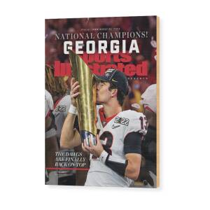 University of Georgia, 2022 NCAA Championship Issue Cover Wood Print by Sports Illustrated