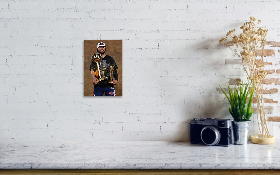 2026 NBA Finals New York Knicks Championship Portraits #1 Poster by ...